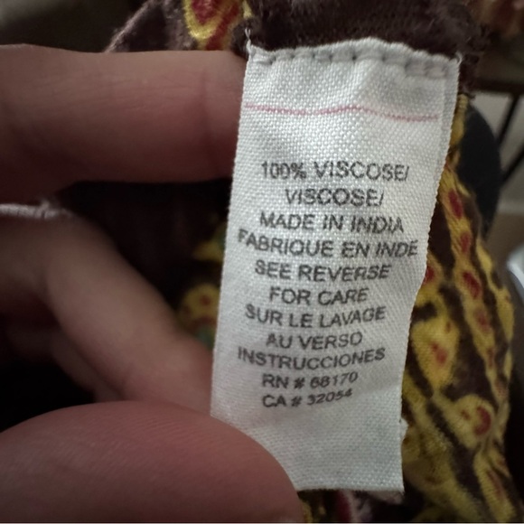 Free People Boho Tunic Dress Sz S Beach Cover Up ASO Miley Cyrus Ashley Tisdale - Picture 13 of 13